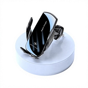 Support de téléphone magnétique pour voiture V5, fixation automatique sur tableau de bord, en ABS noir, pour montage sur grille d'aération - Product Image 4