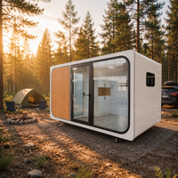 Rumah Kabin Modular Prefab 4M Apple Cabin untuk Glamping, Homestay, Resort, dan Hotel