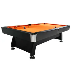 Hot selling 8ft 9ft Size slate top billiard table game room slate bed billiards pool table
