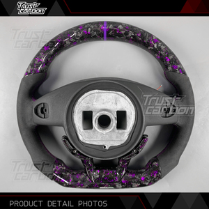 Volante LED de fibra de carbono morado personalizado para <span class=keywords><strong>Mercedes</strong></span>-<span class=keywords><strong>Benz</strong></span> W205 2015-2018 <span class=keywords><strong>Clase</strong></span> <span class=keywords><strong>E</strong></span> C S A W213 AMG C43 GT S65 GLA GLS SL GLE - Product Image 5