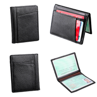 Dompet Kartu Kulit Asli Siap Kirim, Dompet Kartu Identitas Lipat Dua