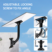 Kit de montage mural/au toit réglable pour Starlink Gen 3, résistant à la rouille et aux intempéries, support en acier inoxydable, adaptateur de tuyau BIO-HH007