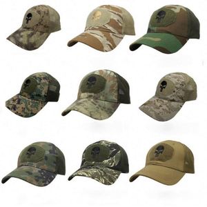Gorra de béisbol de camuflaje de algodón ajustable para exteriores, estilo gorro de jungla, al por mayor de fábrica en stock a granel - Product Image 2