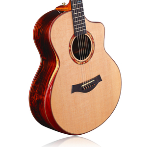<span class=keywords><strong>Chitarra</strong></span> Acustica 41" <span class=keywords><strong>con</strong></span> Top in Abete Stika Massiccio AAAA+, Fondo e Fasce in Cocobolo Massiccio, Finitura Lucida - Product Image 2