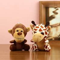 Gantungan Kunci Boneka Hewan Hutan Custom OEM Grosir, Liontin Tas Lucu, Hadiah