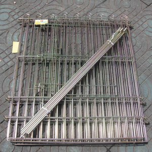 Lejia Dog Cage 6 Piece Medium Size Rectangle Easy Assembled Pet Fence For Dogs - Product Image 3