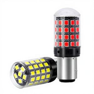 Ampoule LED Super Lumineuse 2022 pour Voiture 12-24V 1156/1157/7440/7443 T20/Ba15s/Bau15s Canbus Sans Erreur 2835 54SMD 27W Clignotant - Product Image 3