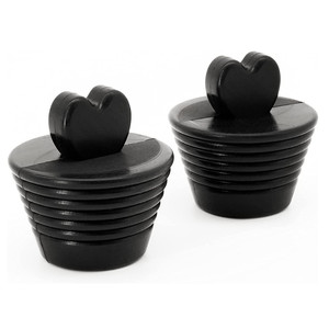 Tapón de silicona para bañera en forma de corazón, diseño en espiral cónico, tapón de drenaje con sellado de goma, fácil instalación - Product Image 1