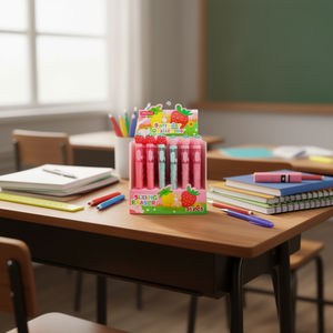 Sliding Eraser 36 Pcs Strawberry Design For Kids School Use - Product Image 2