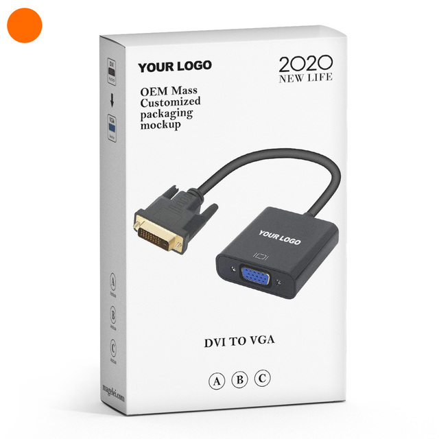 High Quality Cheap DVI to VGA Adapter DVI-D 24+1 to VGA Adapter Converter