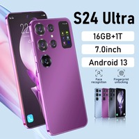 Global 5G S24 Ultra Factory S24 Ultra 5G Actualización 5 cámaras 16GB + 1TB Gran memoria Teléfono inteligente Teléfono móvil para juegos