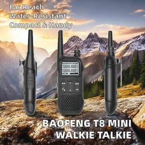 T8 Portable Portable GMRS Radio Longue Portée Talkie Walkie avec 3km de Portée 5W Puissance de Sortie Conception Étanche pour Enfants <span class=keywords><strong>Zello</strong></span> - Product Image 3