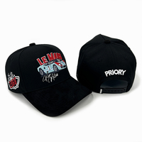 Casquettes de baseball en daim de haute qualité avec doublure en satin personnalisée, logo brodé 3D, vente en gros, mode
