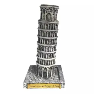 3D इटली पहेलियाँ मॉडल का निर्माण कागज शिल्प किट और वयस्कों के लिए खिलौने, पीसा की लीनिंग टॉवर