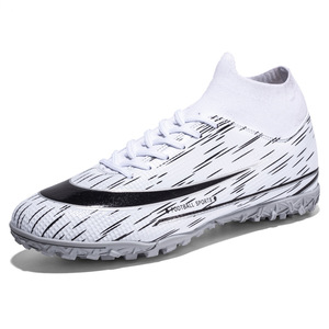 Manufacturer Custom Best Selling High-Ankle Football Futsal Shoes  Sepatu Bola Soccer Boots Shoes For Men