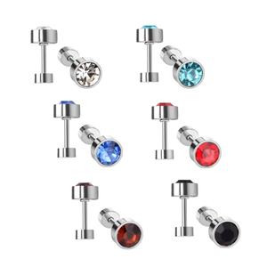 ต่างหูคริสตัลประดับเพชรแฟชั่น 12 คู่/ชุด - Product Image 2