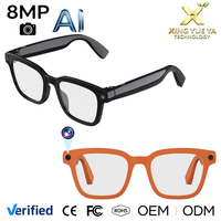 Nouvelles Lunettes Intelligentes IA V03 Pro 2026 avec Caméra Anti-Tremblement 8MP, Transmission Wi-Fi, Double Micro Anti-Bruit, Prise de Notes de Réunions et Appels Bluetooth
