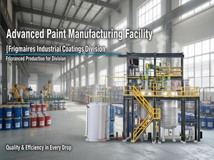 Advanced <b>Paint</b> Manufacturing Facility by Frigmaires with Automated Mixing Grinding and Filling Equipment for Decorative - Product Image 3