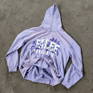 Conjunto de Sudadera con Capucha y Pantalones Deportivos de Algodón de Alta Calidad YYSY, Felpa, Lavado Ácido, Personalizado, para Hombre - Product Image 2