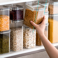 Offre Spéciale de haute qualité 600ml hermétique alimentaire conteneur de stockage cuisine boîte de rangement céréales stockage organisateur
