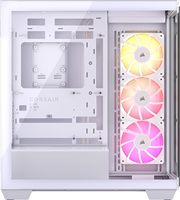 Boîtier PC ATX Full-Tower CORSAIR 3500X ARGB avec verre trempé panoramique, connexion inversée, compatible carte mère 3X