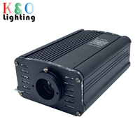 Kits d'éclairage à fibres optiques scintillantes RGBW 18W avec application, kit de plafond étoilé, ciel étoilé