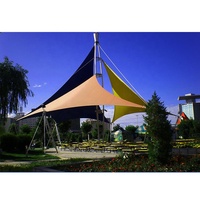 Estructura de Membrana Tensada de Acero PVDF Moderna, Impermeable, Duradera para las Cuatro Estaciones, Cubierta para Techos de Edificios, Toldo, Carpa para Paisajes