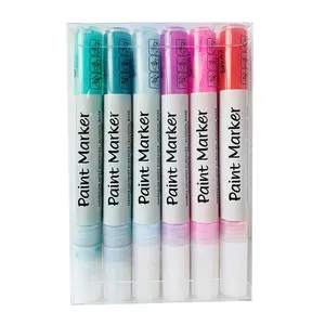 Disesuaikan 12/24/36 Warna Yang Hidup Berbasis Alkohol Paint Marker Pen Set untuk Menggambar