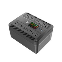 Système d'alimentation sans interruption (ASI) hors ligne AVR, interactif en ligne, pour appareils électroniques, 600VA 360W