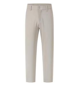 <span class=keywords><strong>Pantaloni</strong></span> Casual Premium da <span class=keywords><strong>Uomo</strong></span> Vestibilità Classica Senza Stiratura <span class=keywords><strong>Vita</strong></span> Elastica Piatta Espandibile Tinta in Capo Spandex Leggeri - Product Image 3