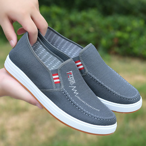 Mocassins Légers et Confortables <span class=keywords><strong>Homme</strong></span> en Toile Denim – <span class=keywords><strong>Chaussures</strong></span> <span class=keywords><strong>Bateau</strong></span> Décontractées à Enfiler pour Hommes - Product Image 2
