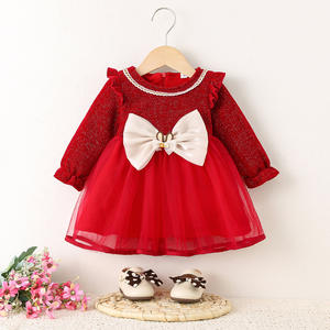 Venta al por mayor 1644 Vestido <span class=keywords><strong>de</strong></span> Otoño Invierno para niños Falda <span class=keywords><strong>de</strong></span> princesa <span class=keywords><strong>de</strong></span> empalme <span class=keywords><strong>de</strong></span> malla <span class=keywords><strong>de</strong></span> terciopelo grueso para <span class=keywords><strong>niñas</strong></span> con decoración <span class=keywords><strong>de</strong></span> encaje Estilo dulce - Product Image 2