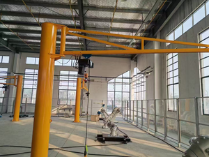 Grúa de pilar tipo <span class=keywords><strong>BZN</strong></span> Anbo de 0.1 a 1 tonelada, giratoria 360 grados, montada en el suelo, con componentes PLC y 1 año de garantía - Product Image 3