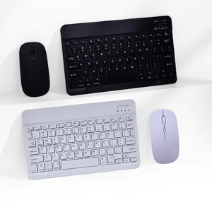 Bàn phím siêu mỏng-Bàn phím không dây mini cầm tay-Có thể sạc lại cho điện thoại Apple Ipad, Samsung và Android - Product Image 1