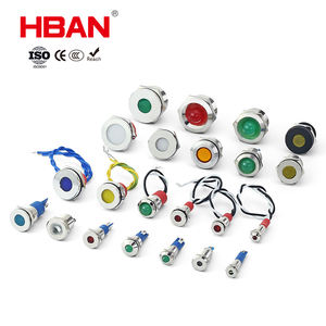 हेबन स्टेनलेस स्टील इंडिकेटर सिग्नल लाइट आईपी 65 वाटरप्रूफ नेतृत्व वाले मल्टी-कलर पैनल माउंट औद्योगिक उपकरणों के लिए सिग्नल लैंप - Product Image 1