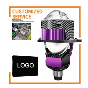 Chenlang CL-A90 de 3 Pulgadas, 160W, 20000LM, Lente de Proyector Láser Doble Bi-LED 6500K, Luz Alta y Baja, Faro Delantero LED Automático para Auto y Motocicleta - Product Image 2