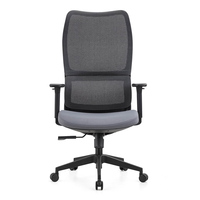 Chaise de bureau exécutive moderne de qualité PDG, design ergonomique de luxe, soutien lombaire réglable, base pivotante pour les dirigeants d'entreprise
