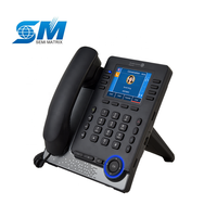 Téléphone SIP ALE série Myriad, téléphone de bureau M3, VoIP, utilisation à domicile/au bureau, IP/GSM/PoE, Linux, noir, certifié FCC CE RoHS, garantie 1 an