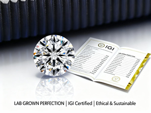 เพชรเม็ดเดี่ยวขนาด 0.5-3 กะรัต รับรองโดย IGI คุณภาพการเจียระไนแบบ Ideal Cut ขัดเงาอย่างดี ผลิตในห้องปฏิบัติการ ระดับความสะอาด VVS1 VVS2 VS1 ขนาด 0.5/1.0/1.5/2.0/2.5/3.0 กะรัต - Product Image 2