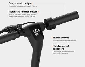 120KG di carico 8.5 "solido a nido d'ape pneumatici pieghevole portatile E Scooter 40km a lungo raggio città Scooter elettrico per il Campus universitario - Product Image 4