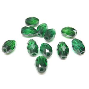 Изумрудный зеленый камень с фианитом в форме маркиза - Product Image 4