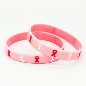 Usine directe en stock ruban de sensibilisation aux seins sains annonces de service public bracelet en silicone souple en douceur - Product Image 2