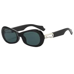 Modern Designer Personalised Custom Fashion Trend Anti Uv Oval Sunglass Men Women High Quality Luxury Oval Shades Sunglasses