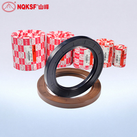 Stok Tersedia Seal Oli TC Double Lip NBR FKM Karet Seal Poros Putar Standar Metrik Seal Oli Kerangka