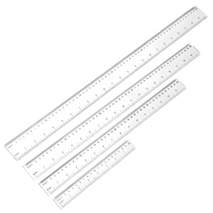 Righello semicircolare in plastica trasparente elegante e creativo per la misurazione precisa degli angoli e il <span class=keywords><strong>disegno</strong></span> di cerchi, ideale per studenti - Product Image 2