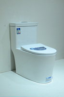 WC monobloc en céramique moderne Medyag à double chasse d'eau, 300 mm, siphonique, siphon en S, articles sanitaires pour salle de bain à domicile