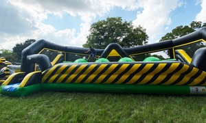 14x5m đôi làn người lớn WIPEOUT bơm hơi lớn Baller được sử dụng cho khóa học tấn công bơm hơi từ nhà máy bơm hơi - Product Image 5
