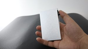 <span class=keywords><strong>Portefeuille</strong></span> minimaliste personnalisé OEM pour hommes-Pince à billets fine en métal et aluminium Porte-cartes pour <span class=keywords><strong>portefeuille</strong></span> Blocage RFID Pince à billets - Product Image 5