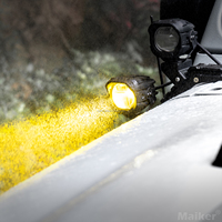 OMU Genesis Series une lumière de pilier pour Jeep Wrangler JK JL JT accessoires de voiture tout-terrain 4x4 projecteur LED avec fil