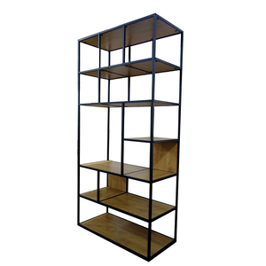 Estantería sencilla y moderna, librería con base metálica de gran tamaño - Product Image 4